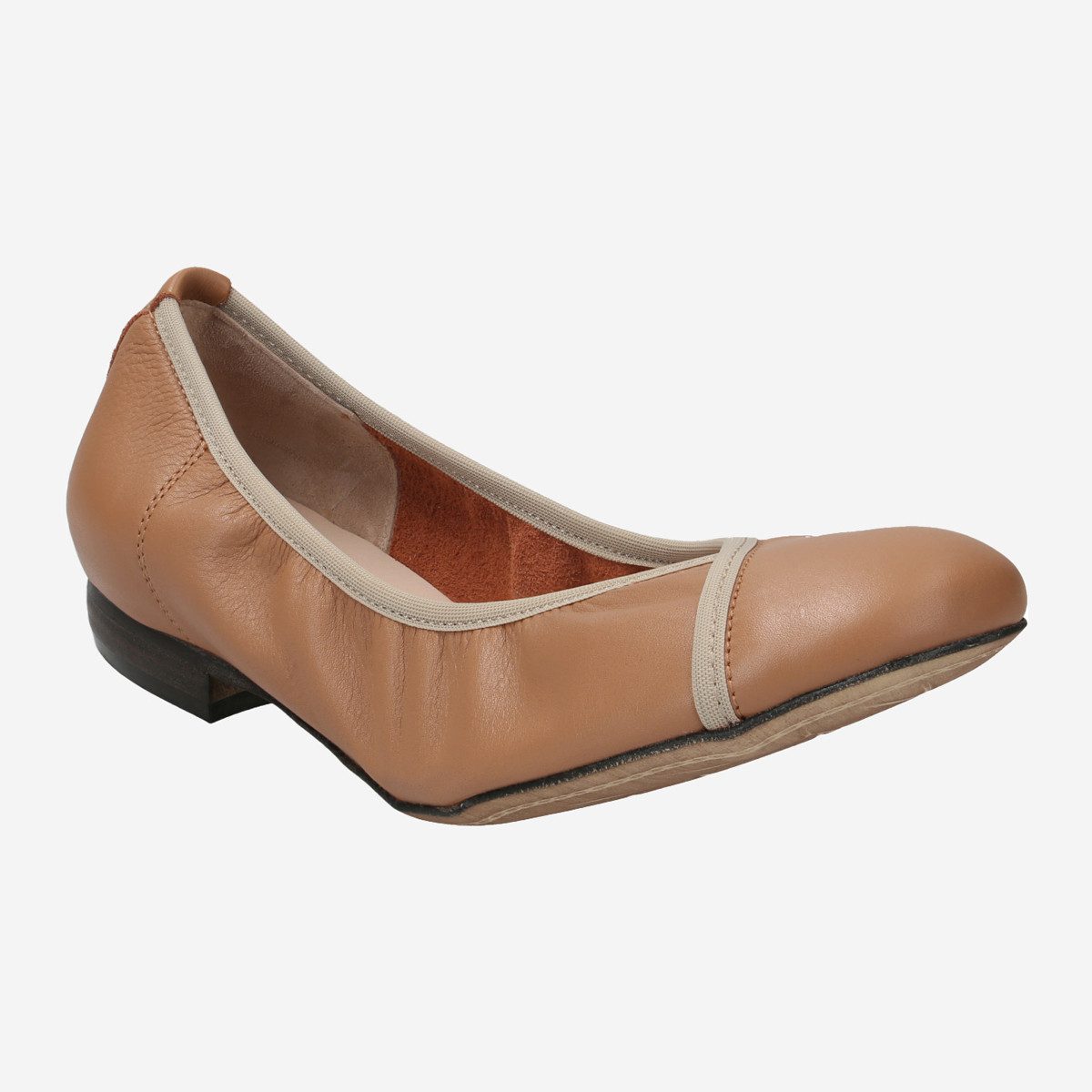 Donna Carolina 47.170.186-006, Ballerina in Braun für Damen Ballerina