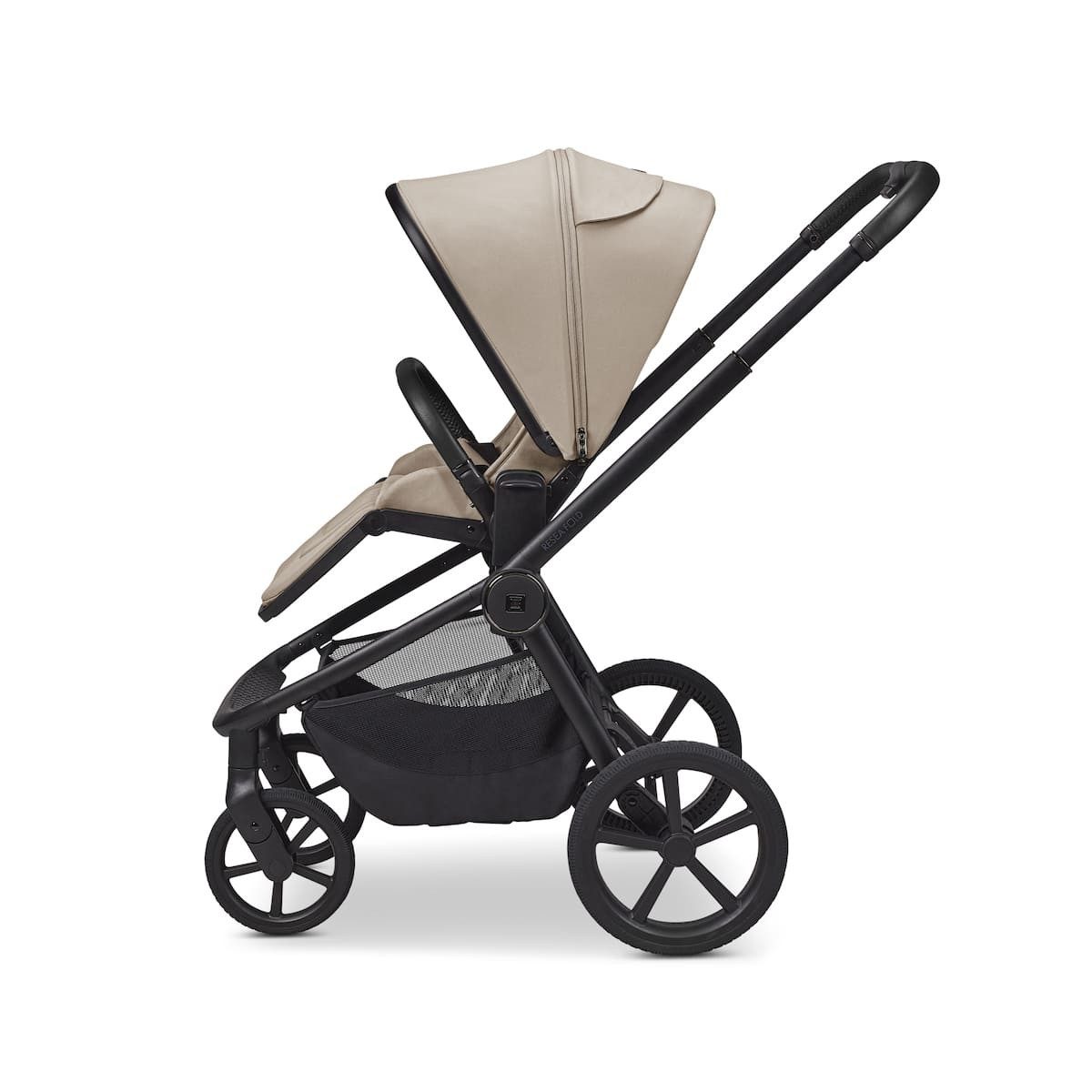 Moon Kombi-Kinderwagen Resea Fold Diamond Kombikinderwagen, Mit einem einzigen Handgriff inklusive Babywanne zusammenfaltbar