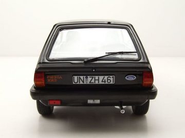 Norev Modellauto Ford Fiesta XR2 1981 schwarz Modellauto 1:18 Norev, Maßstab 1:18