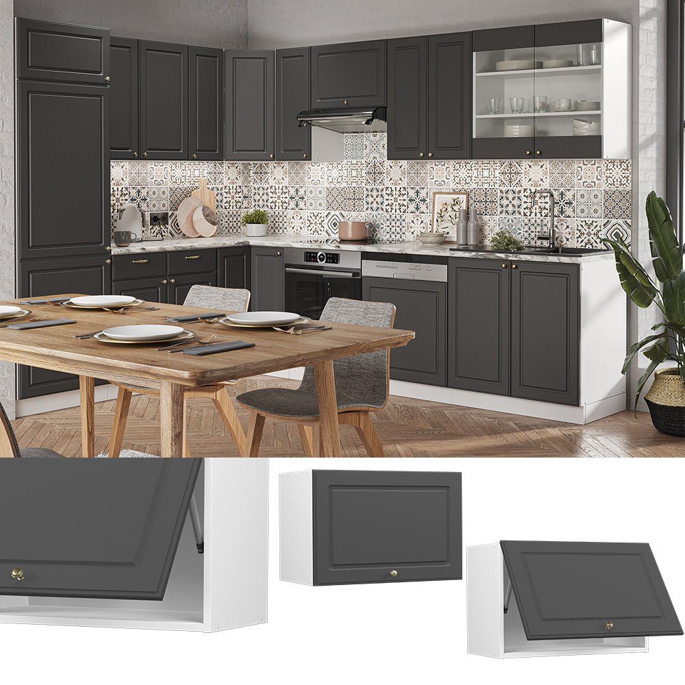 Vicco Hängeschrank Fame-Line, Anthrazit-Gold/Weiß, 60 cm günstig online kaufen