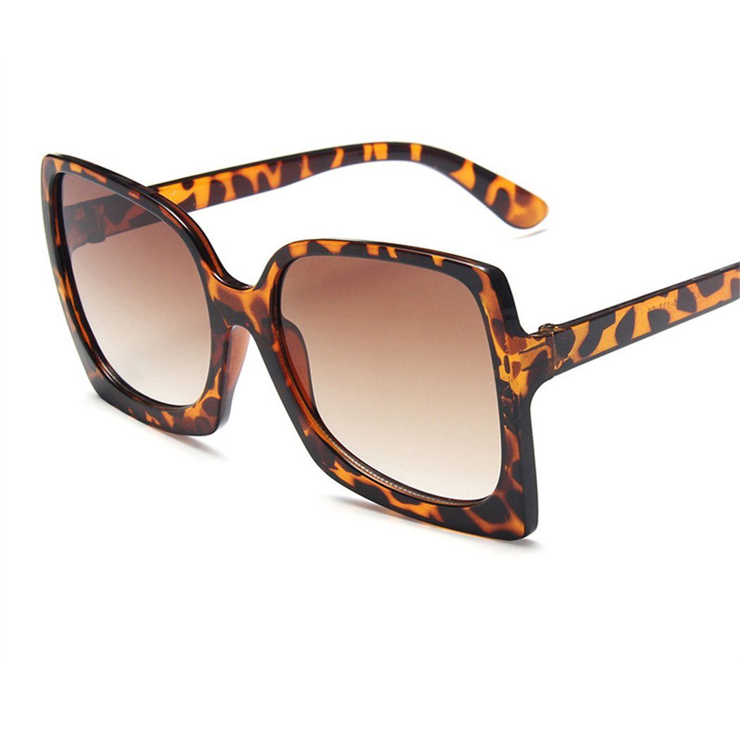 DAYUT Sonnenbrille Mode quadratische Damen-Sonnenbrille, großer Rahmen Persönlichkeit (1-St)