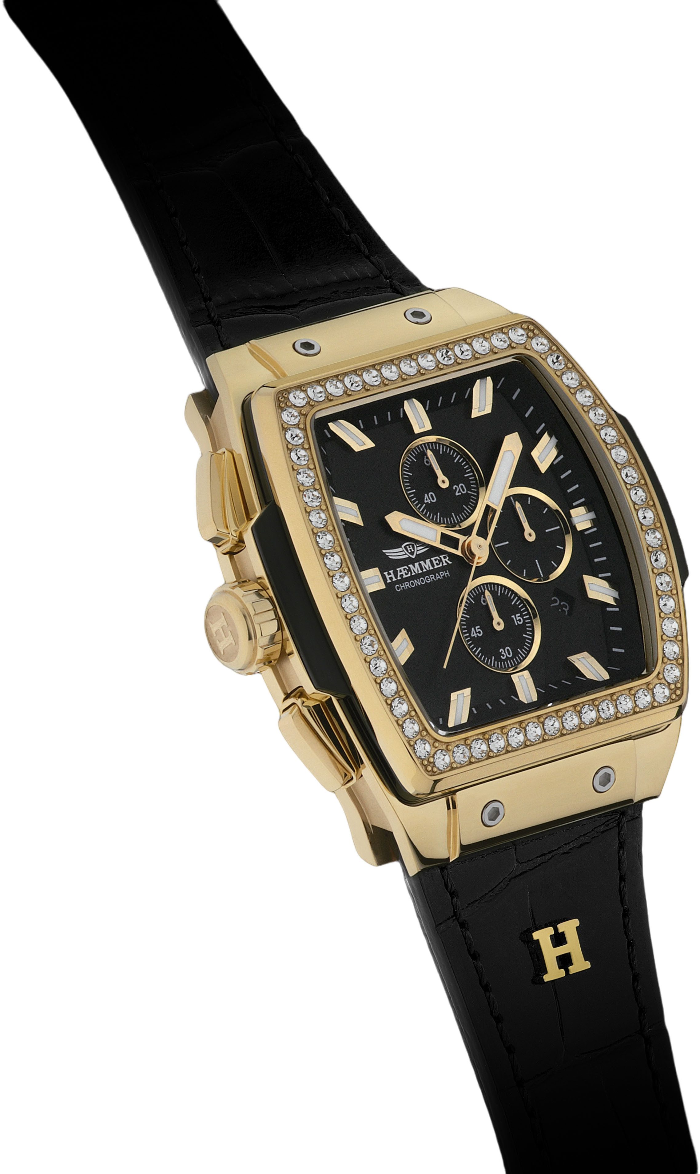 HAEMMER GERMANY Chronograph TONNEAU CLAIR, T-004, Quarzuhr, Armbanduhr, Dam günstig online kaufen