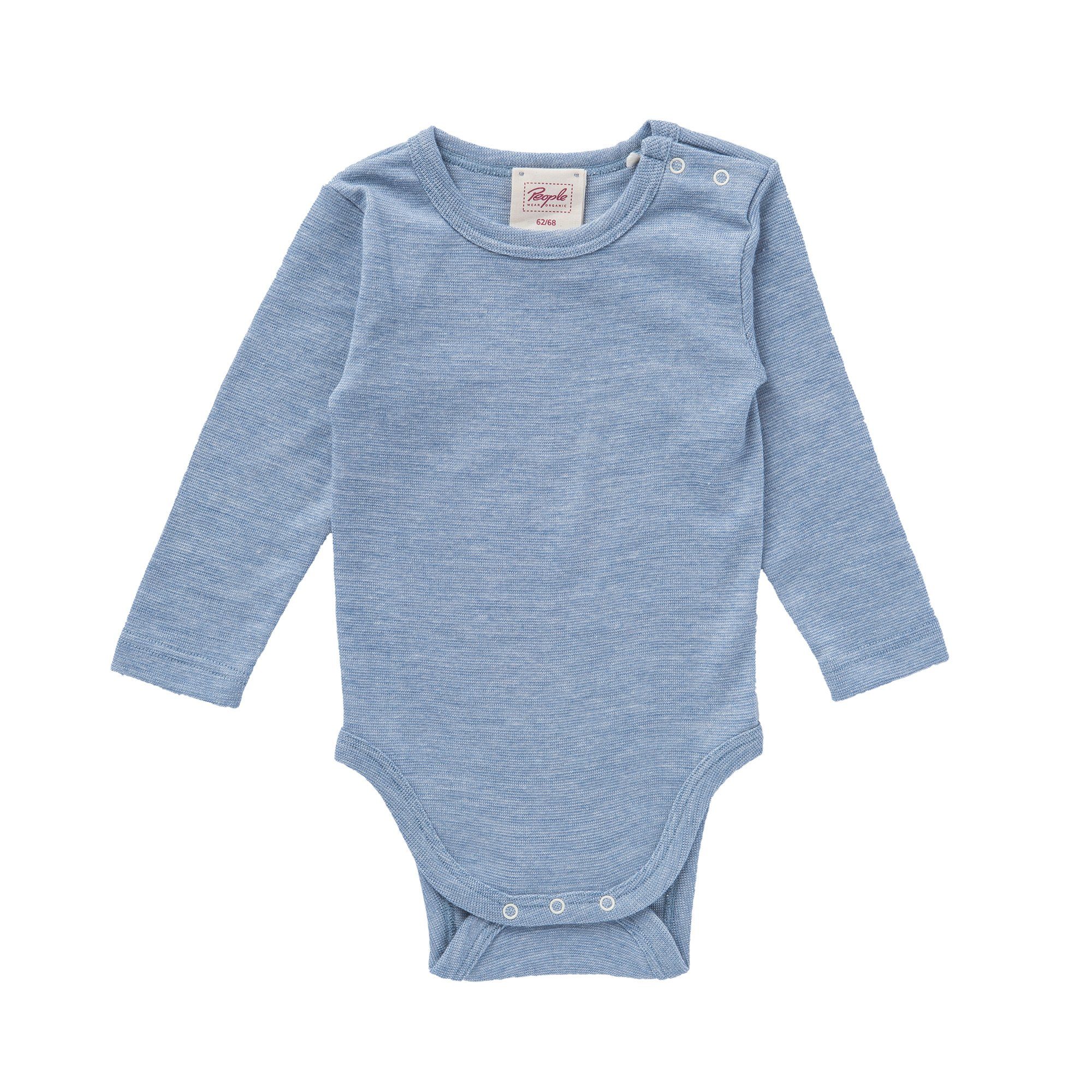 People Wear Organic Body Baumwolle-Wolle-Seide Baby Body Bio Baumwolle, Bio Wolle