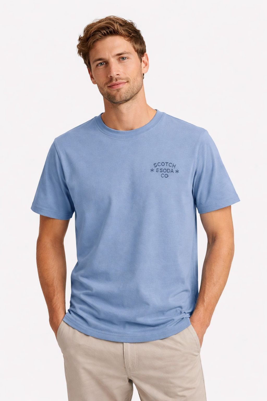 Scotch & Soda T-Shirt Left chest artwork regularfit Tshir