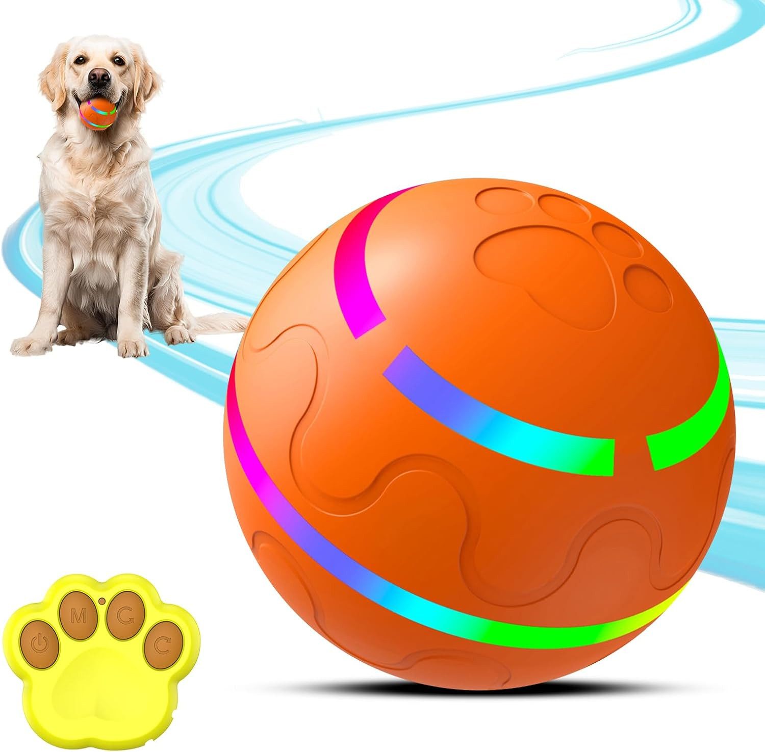 ANYSUN Tier-Intelligenzspielzeug Hundespielzeug bewegender Ball, Moving & j günstig online kaufen