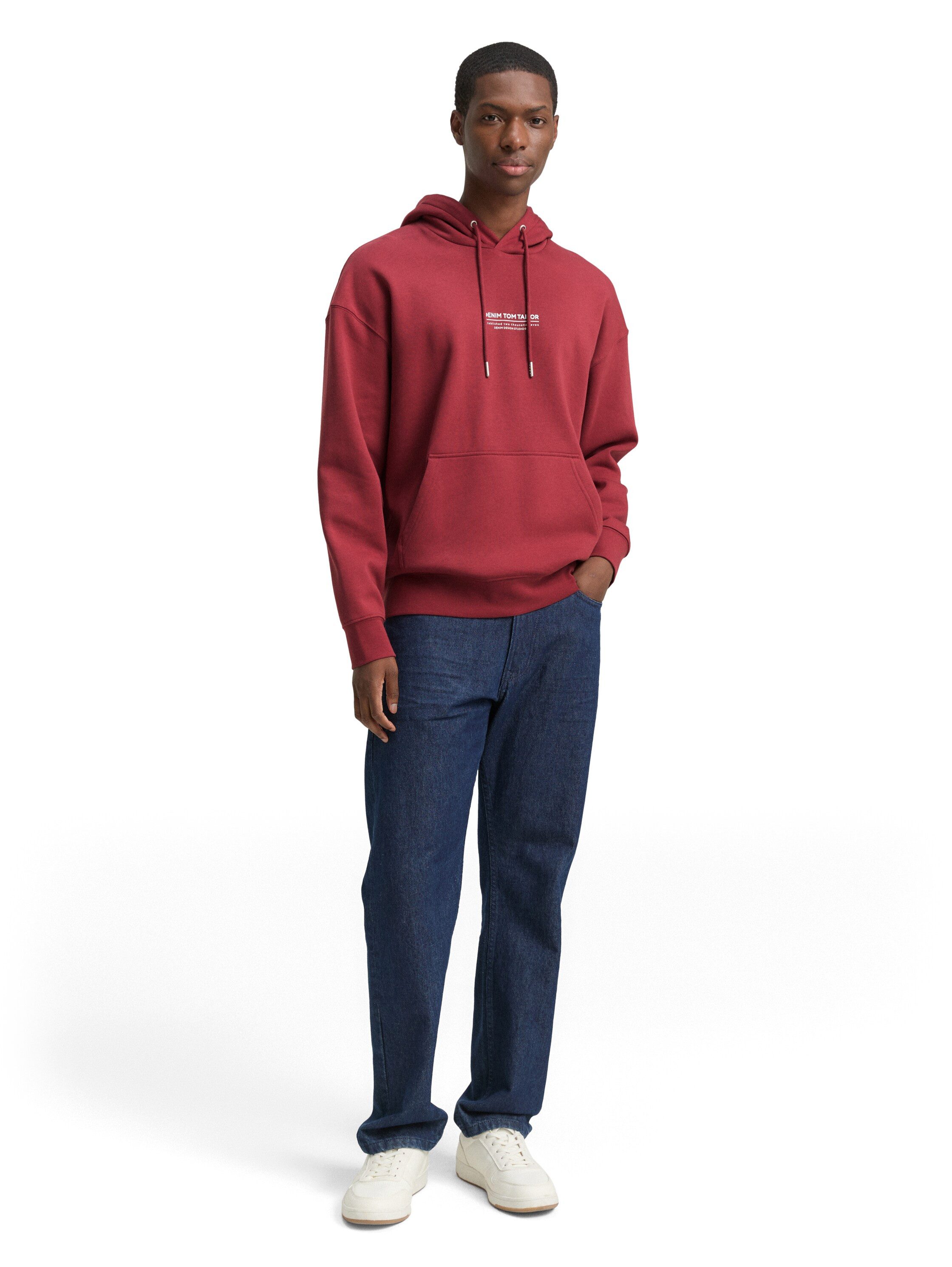 TOM TAILOR Denim Hoodie mit Logo Print
