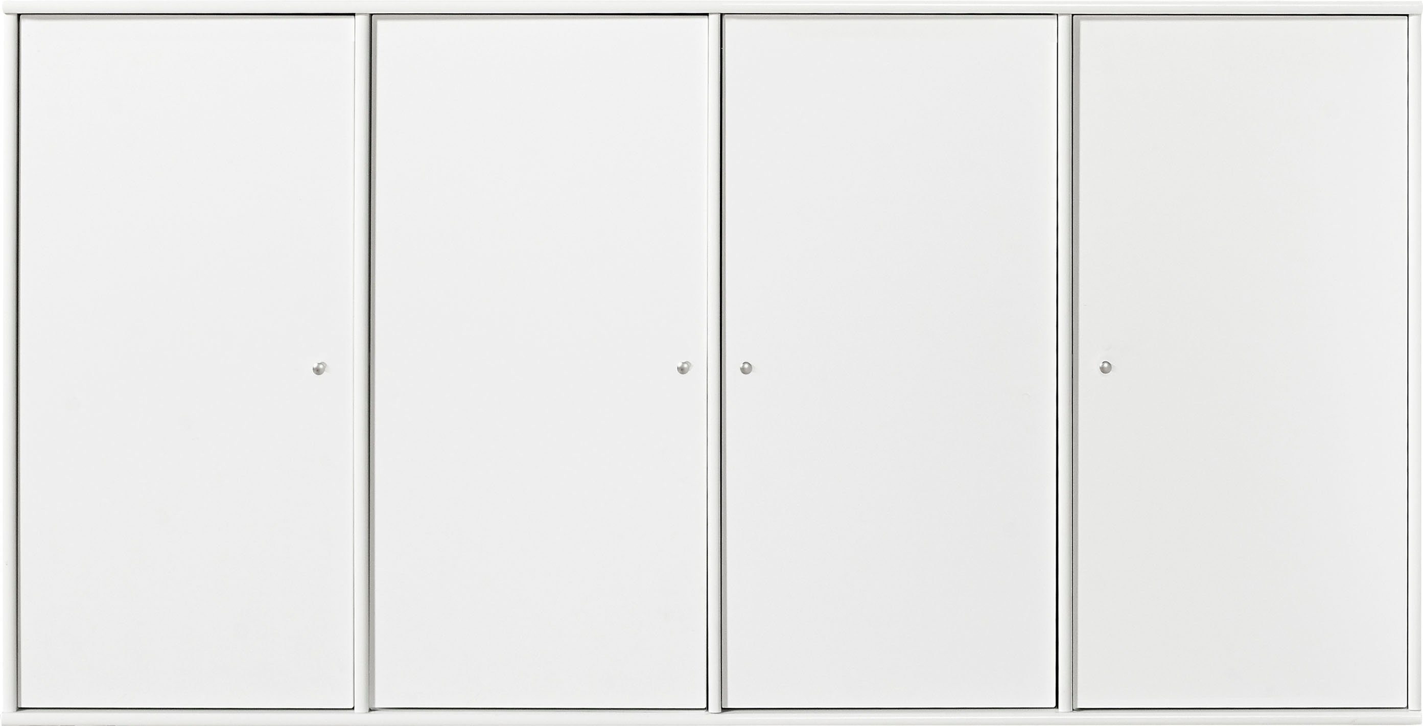 Hammel Furniture Sideboard Mistral Kubus, vier 136 Türen, cm Breite: mit Wandmontage/stehend