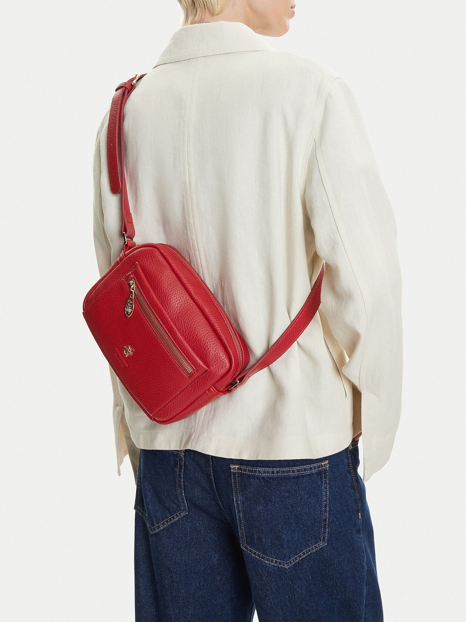 BEVERLY HILLS POLO CLUB Handtasche Beverly Hills Polo Club Damenhandtasche Rot CEO - BHPC-C-004-08