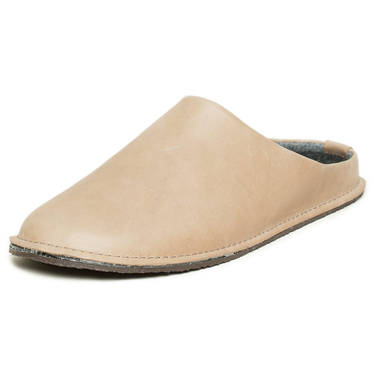 Gottstein Leather Loafer Pantoffel (1-tlg) Pantoffeln - Hausschuh aus Leder, Innensohle aus Filz
