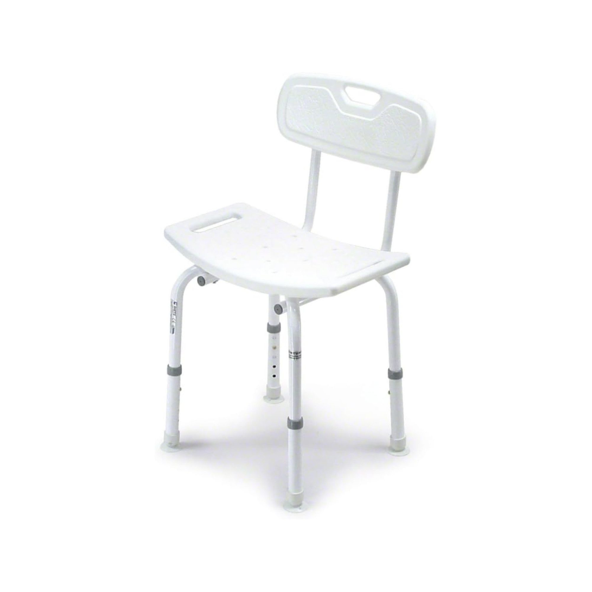 DIETZ® REHA-PRODUKTE Duschhocker Duschstuhl / Duschhocker / Badewannenstuhl mit Rückenlehne