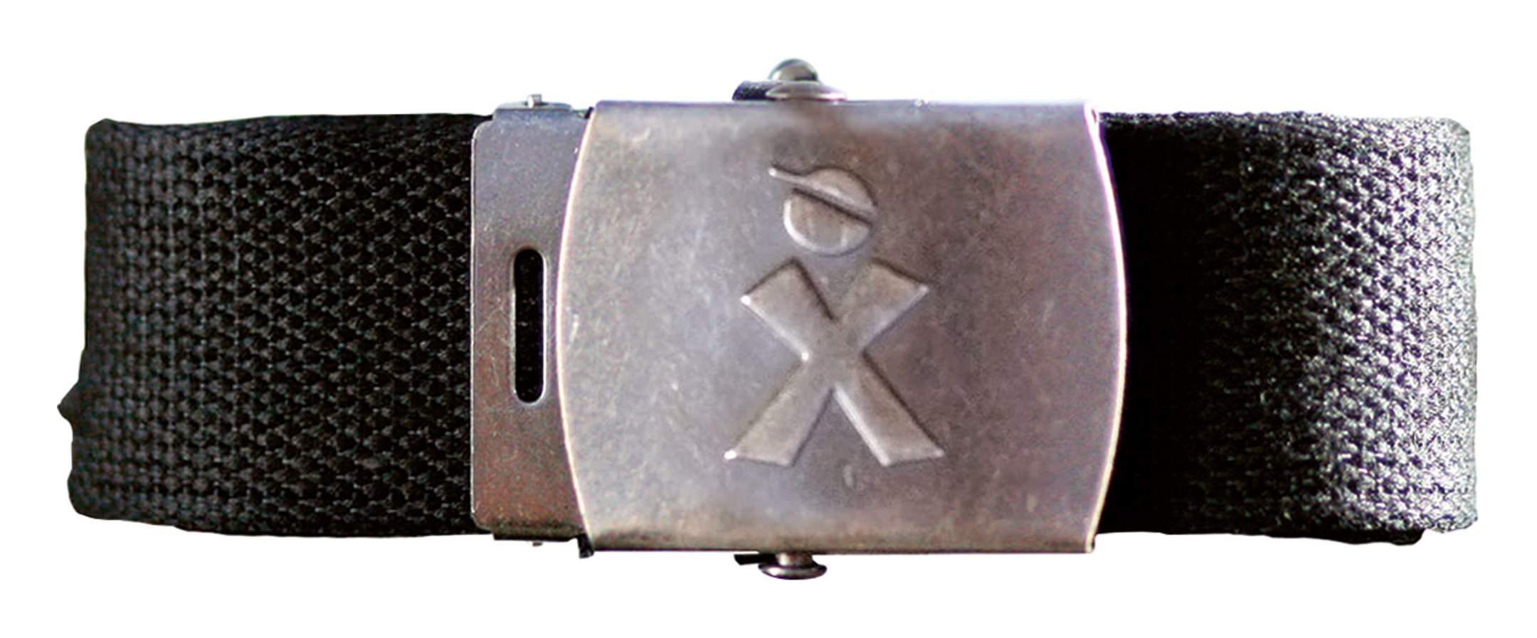 Excess Stoffgürtel Gürtel 100 % Baumwolle schwarz