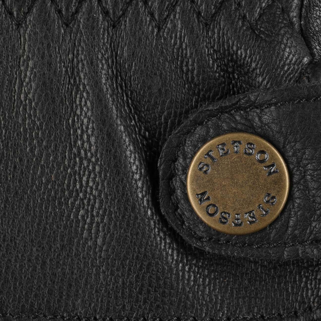 Stetson Lederhandschuhe (1-St) Lederhandschuhe mit Futter