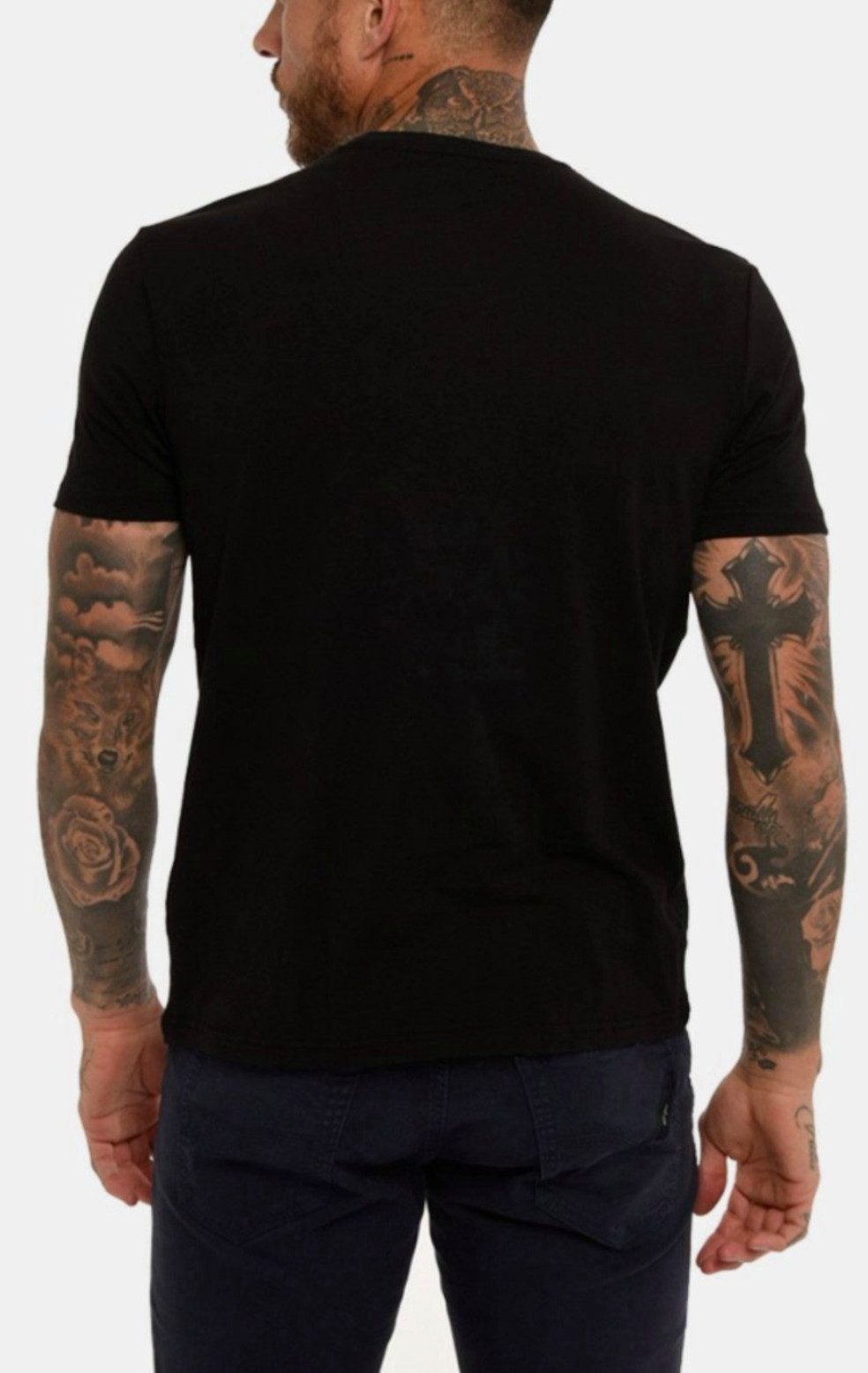 PHILIPP PLEIN T-Shirt Slim FIt Totenkopf-Logo günstig online kaufen