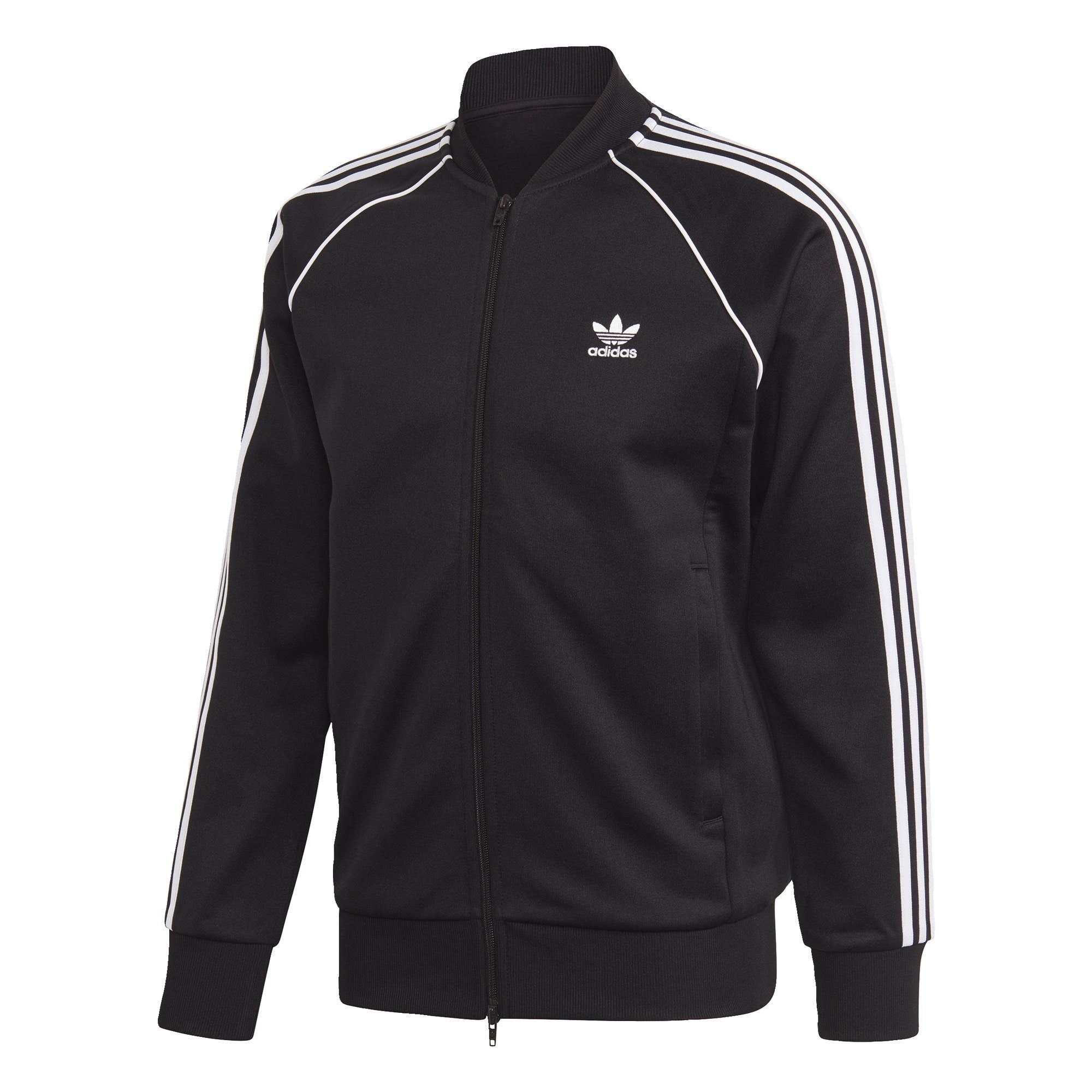 adidas Trainingsjacke JACKE White SST CLASSICS Black / Originals ADICOLOR ORIGINALS PRIMEBLUE