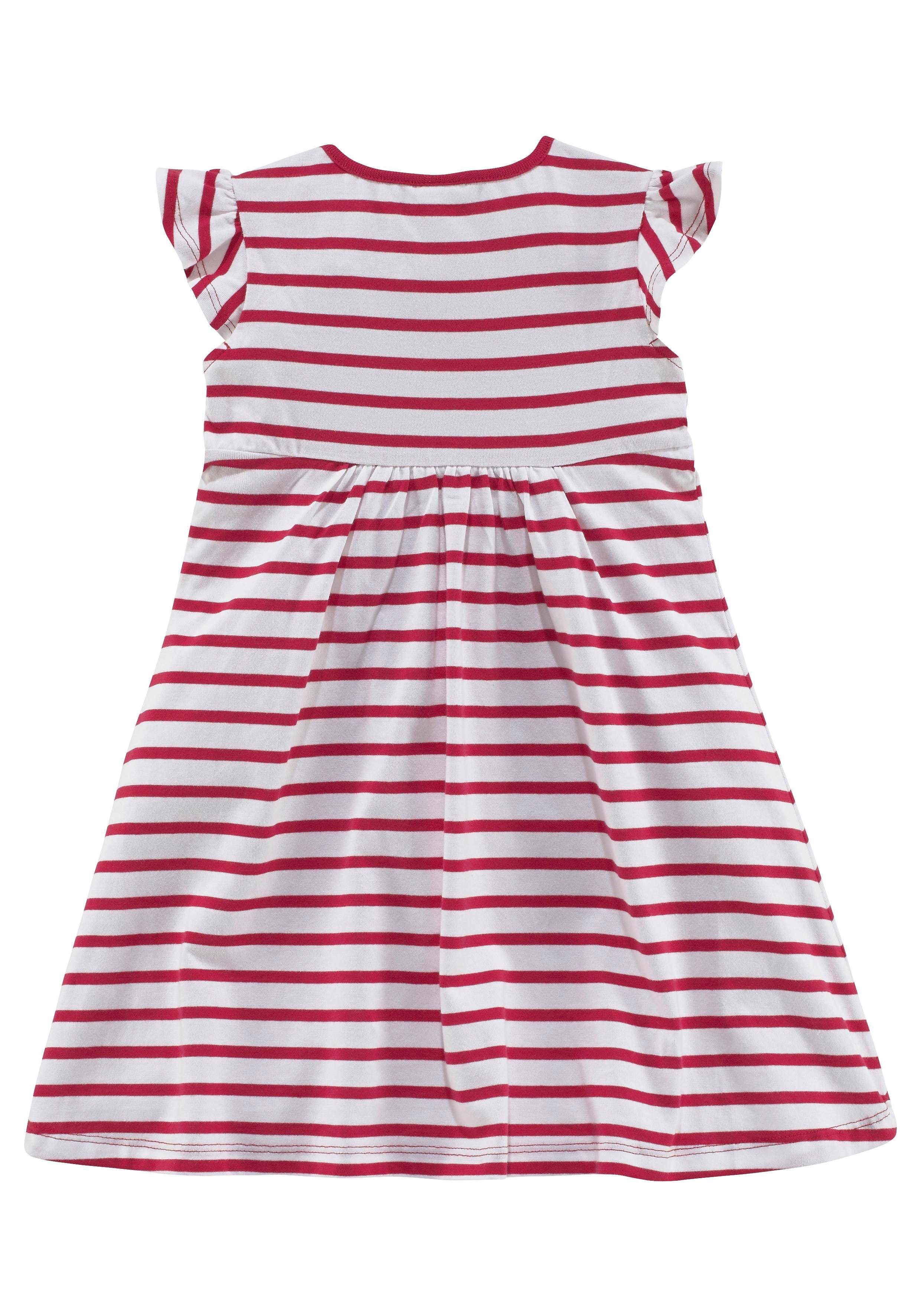 KIDSWORLD Jerseykleid und 2-tlg) mit STERNE (Packung, Punkten Streifen