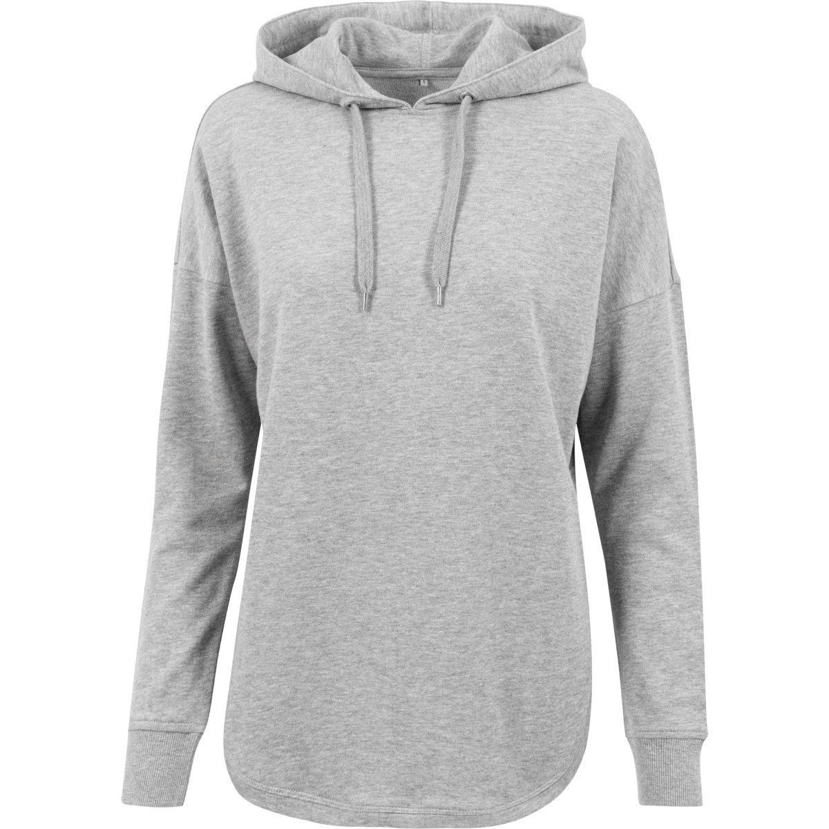 Brand Saum grau Your / Sweater Build Hoody Modisch Kapuzen Kapuzenpullover / Oversized Kapuzensweater Damen abgerundeter