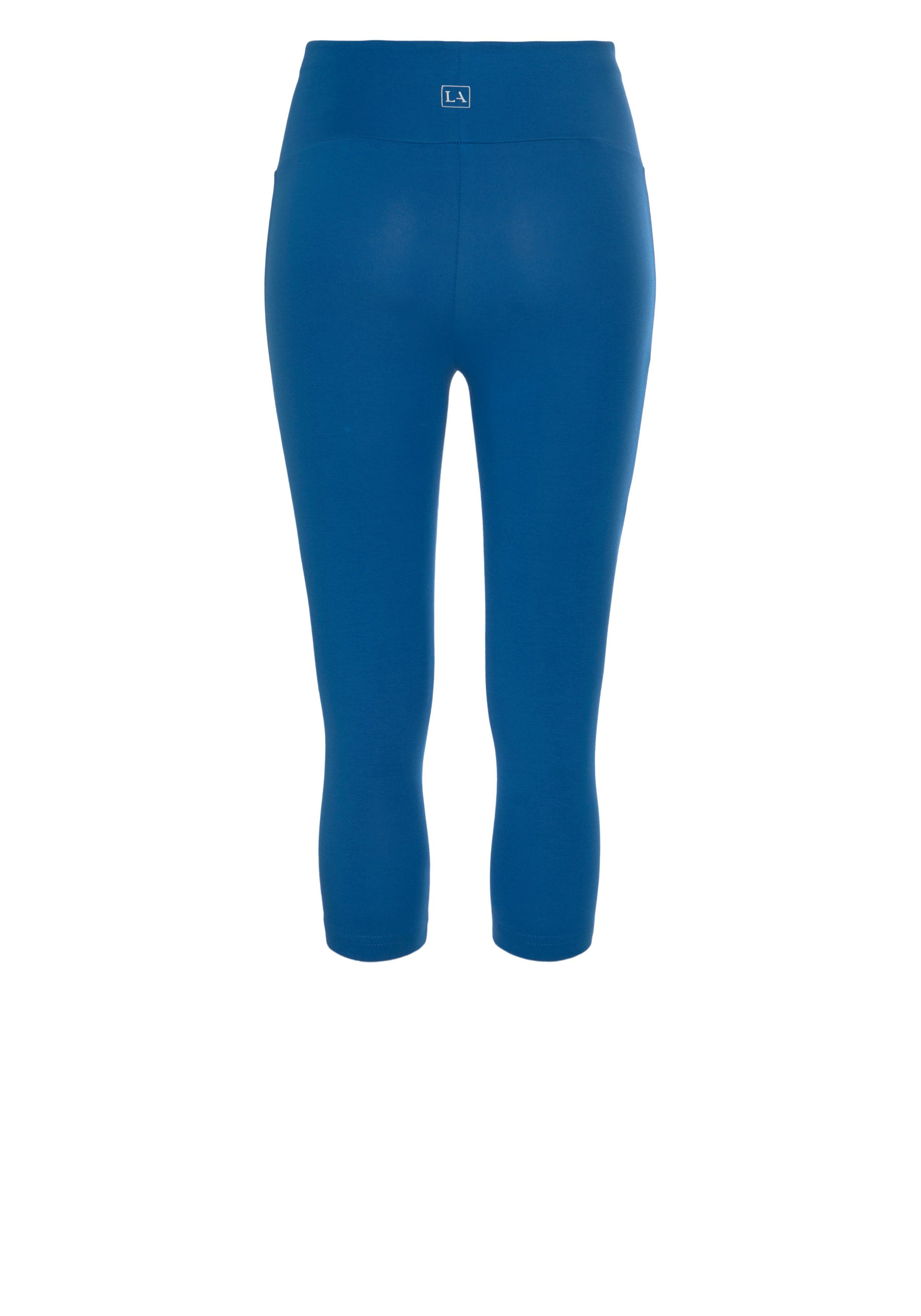 LASCANA Caprileggings mit breitem, weichen Bündchen