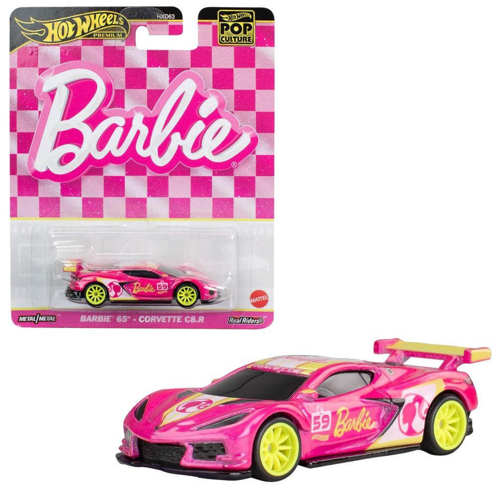 Hot Wheels Spielzeug-Rennwagen Barbie 65th Corvette günstig online kaufen