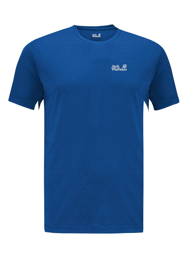 Jack Wolfskin Funktionsshirt VONNAN S/S T M für warme Temperaturen, atmungsaktiv, feuchtigkeitsregulierend