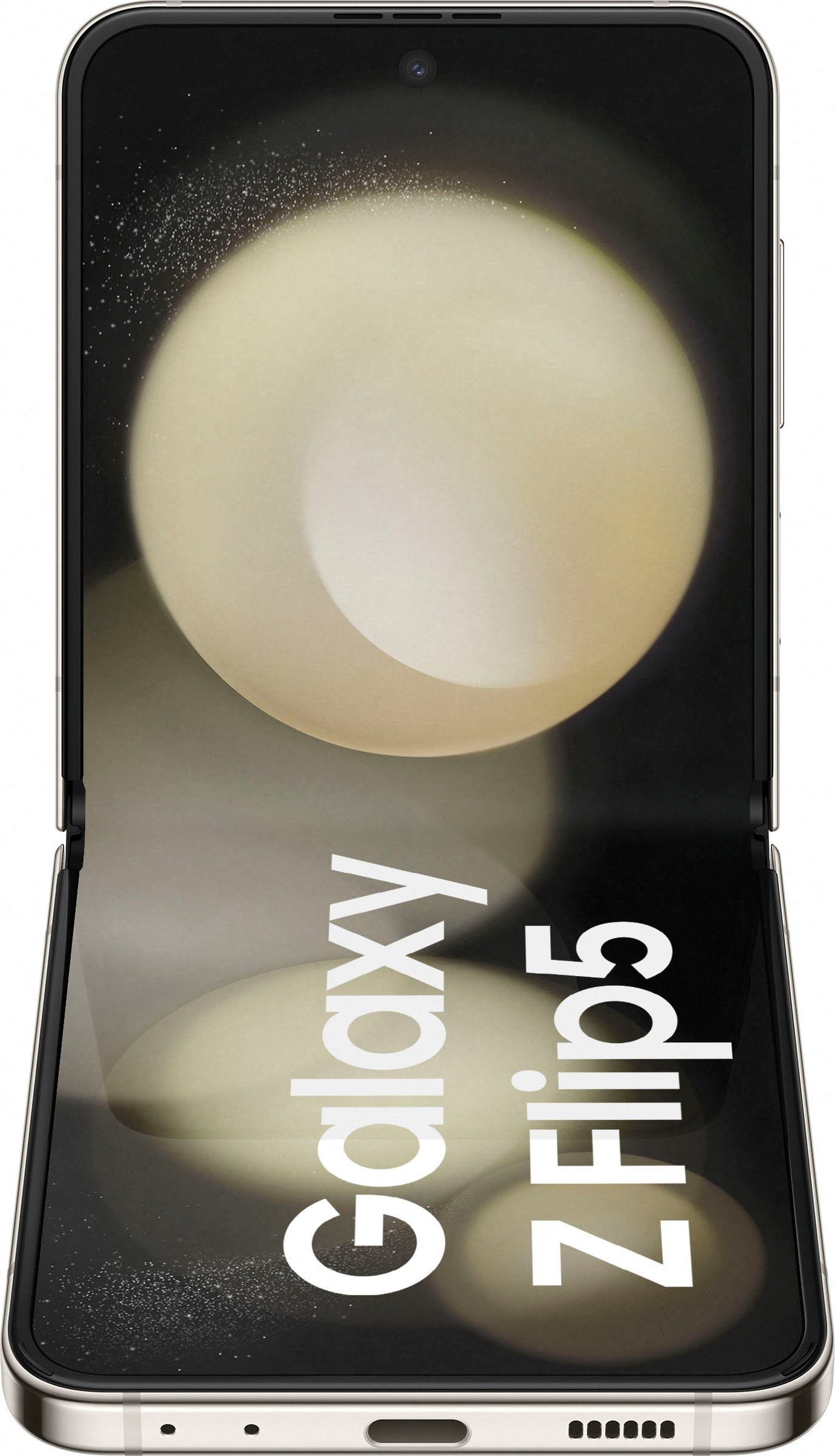 Kamera) 5 Galaxy cm/6,7 MP 12 Cream (17,03 Samsung Flip Zoll, 256 GB Speicherplatz, Z Smartphone