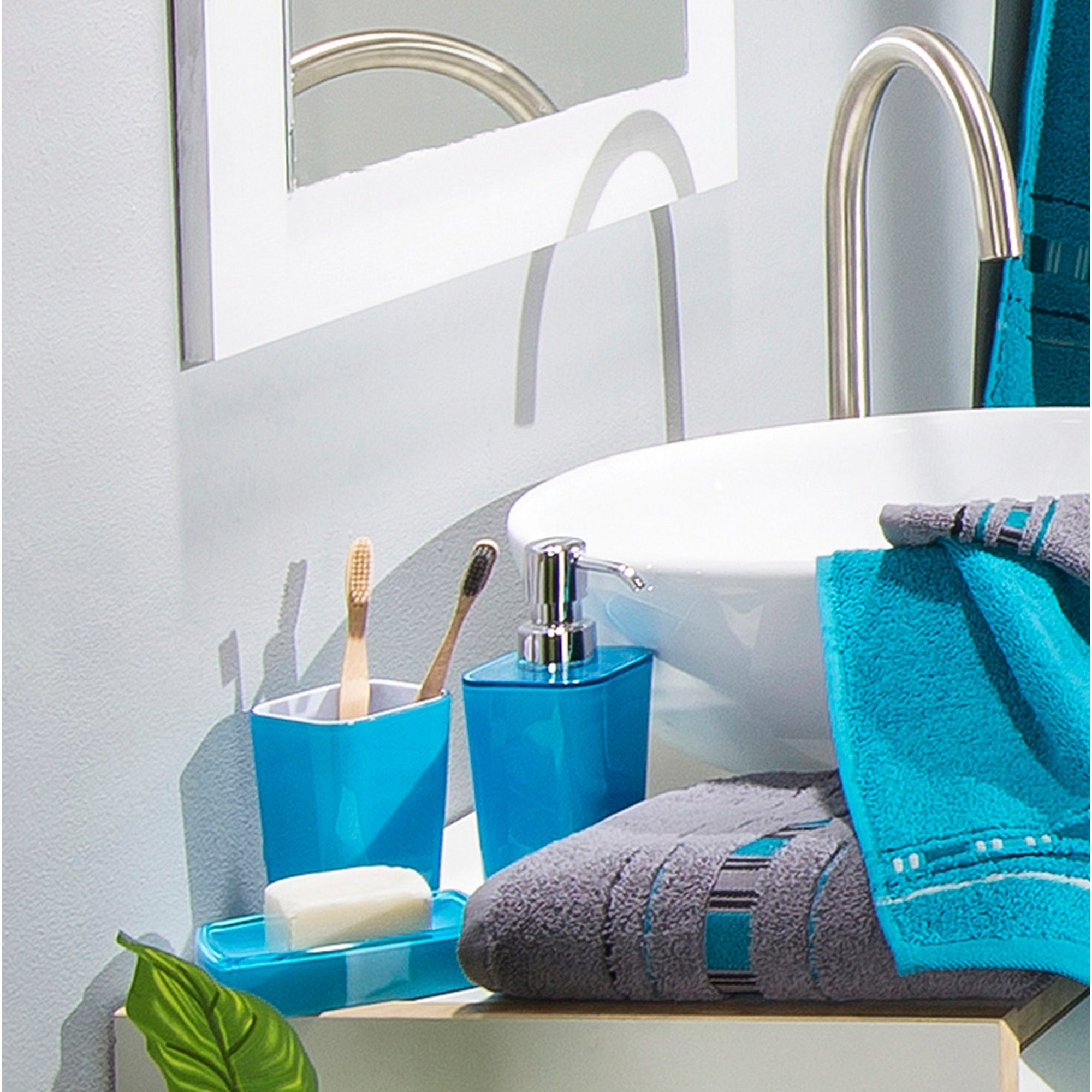 Kleine Wolke Badaccessoire-Set Zahnputzbecher "Easy", Uni günstig online kaufen