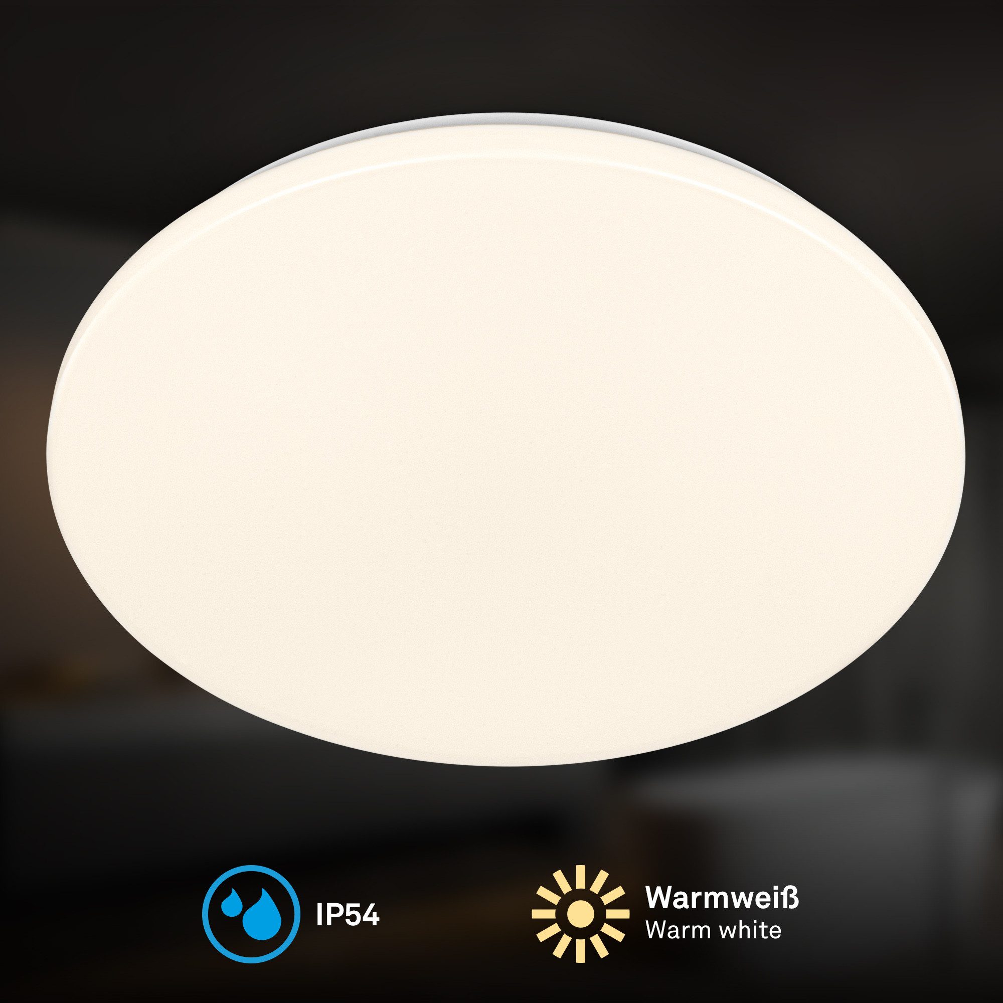 Briloner Leuchten Deckenleuchte 389X, LED fest integriert