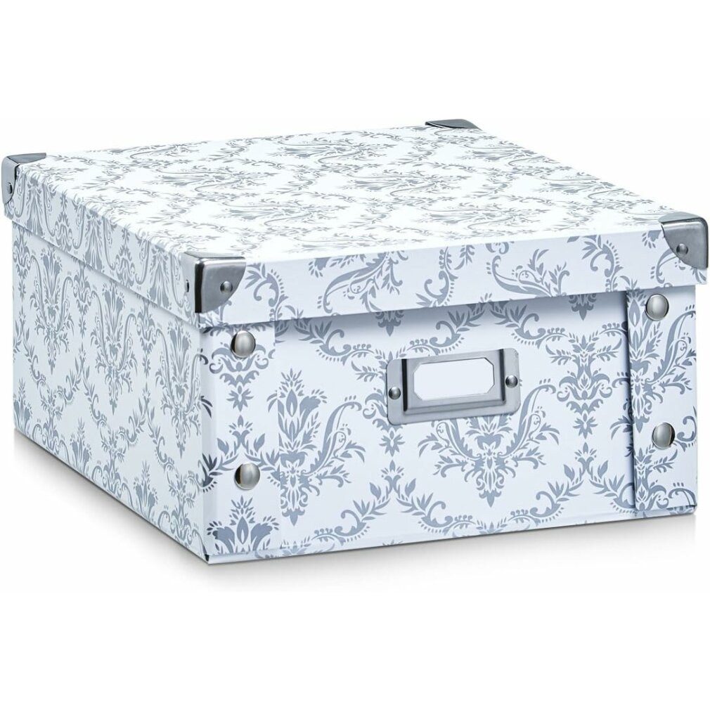 Zeller Aufbewahrungsbox Aufbewahrungsbox 9,6 l weiß, vintage 26,0 x 31,0 x günstig online kaufen