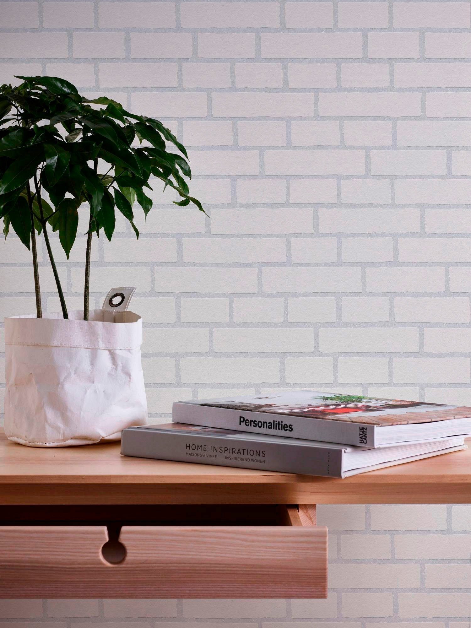 A.S. Création Vliestapete Meistervlies, strukturiert, Motiv, Steinoptik, gemustert, Uni Tapete Stein Überstreichbar Tapeten Wohnzimmer Schlafzimmer Design