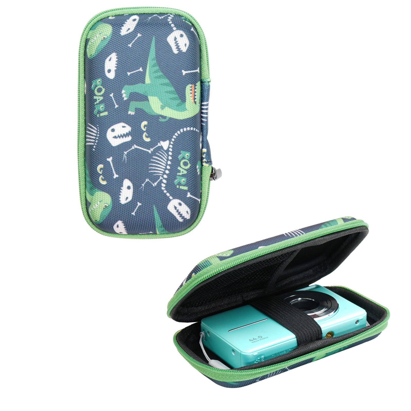 caseroxx Kameratasche Schutz-Tasche für Kompaktkameras diverser Hersteller 12 x 5,5 x 2 cm