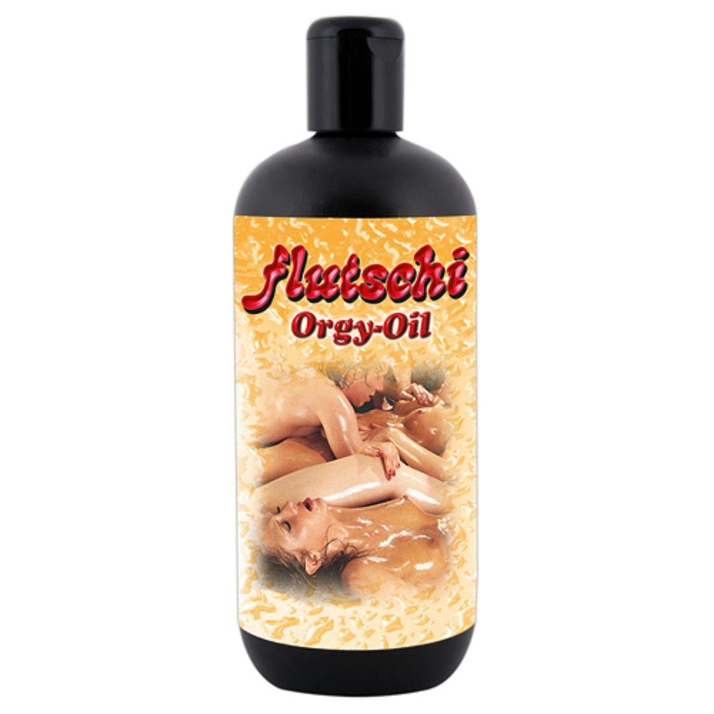 Flutschi Gleit- & Massageöl Orgy Oil, Flasche mit 500ml, 1-tlg., lang anhaltendes Massageöl für geile Glitschspiele