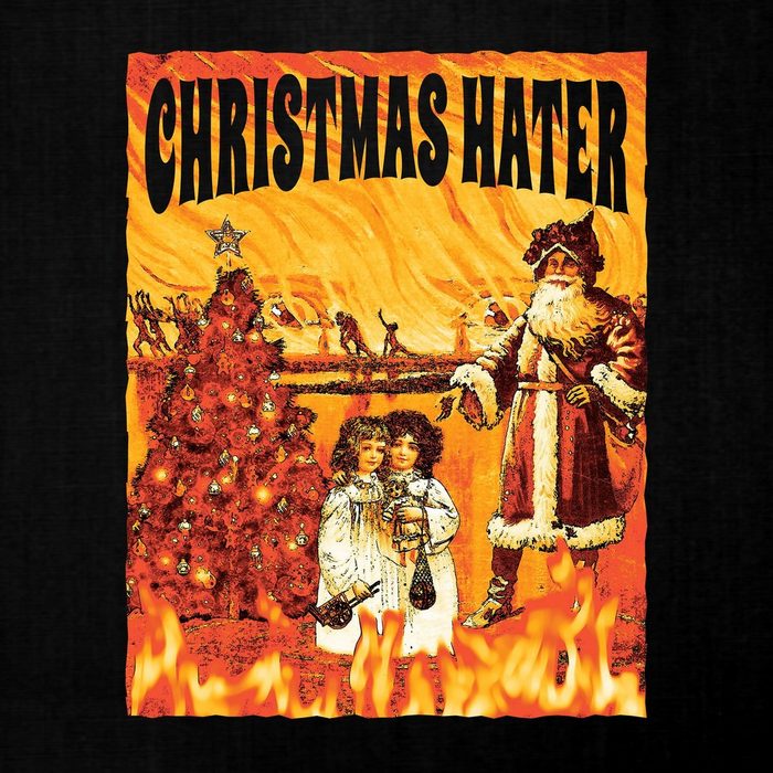 Quattro Formatee Kurzarmshirt Christmas Hater Anti-Weihnachten Herren T-Shirt (1-tlg)