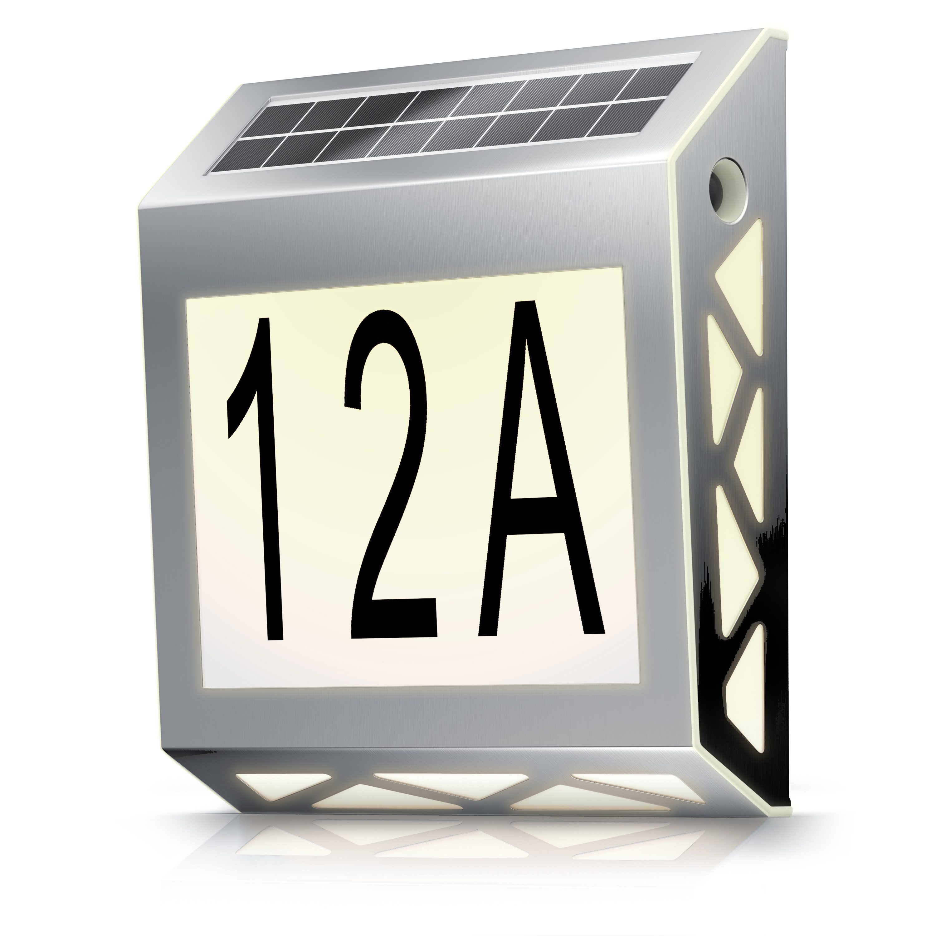 BEARWARE LED Außen-Wandleuchte Solar Hausnummernleuchte für Außen, Hausnumm günstig online kaufen