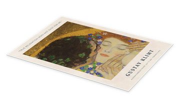 Posterlounge Poster Gustav Klimt, True Relaxation does not Exist for Me, Schlafzimmer Vintage Malerei