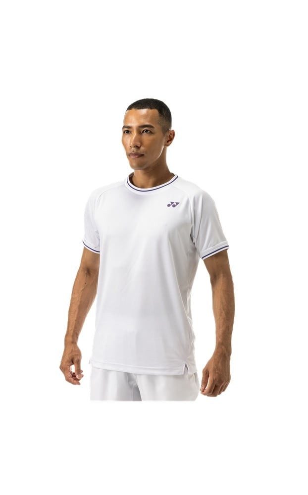 Yonex T-Shirt Crew Neck Wimbledon 2024 weiss Herren