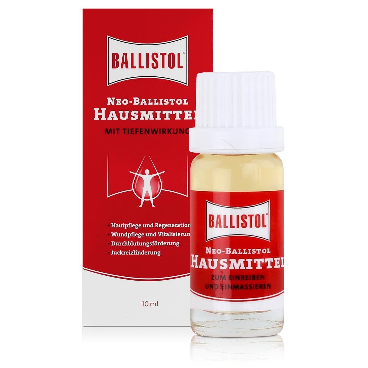 Ballistol Pack) (2er Neo-Hausmittel mit 10ml Massageöl Tiefenwirkung Ballistol
