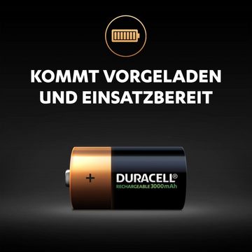 Duracell Rechargeable Baby/C/HR14 Akku Baby (2 St), 1.2V/3000mAh