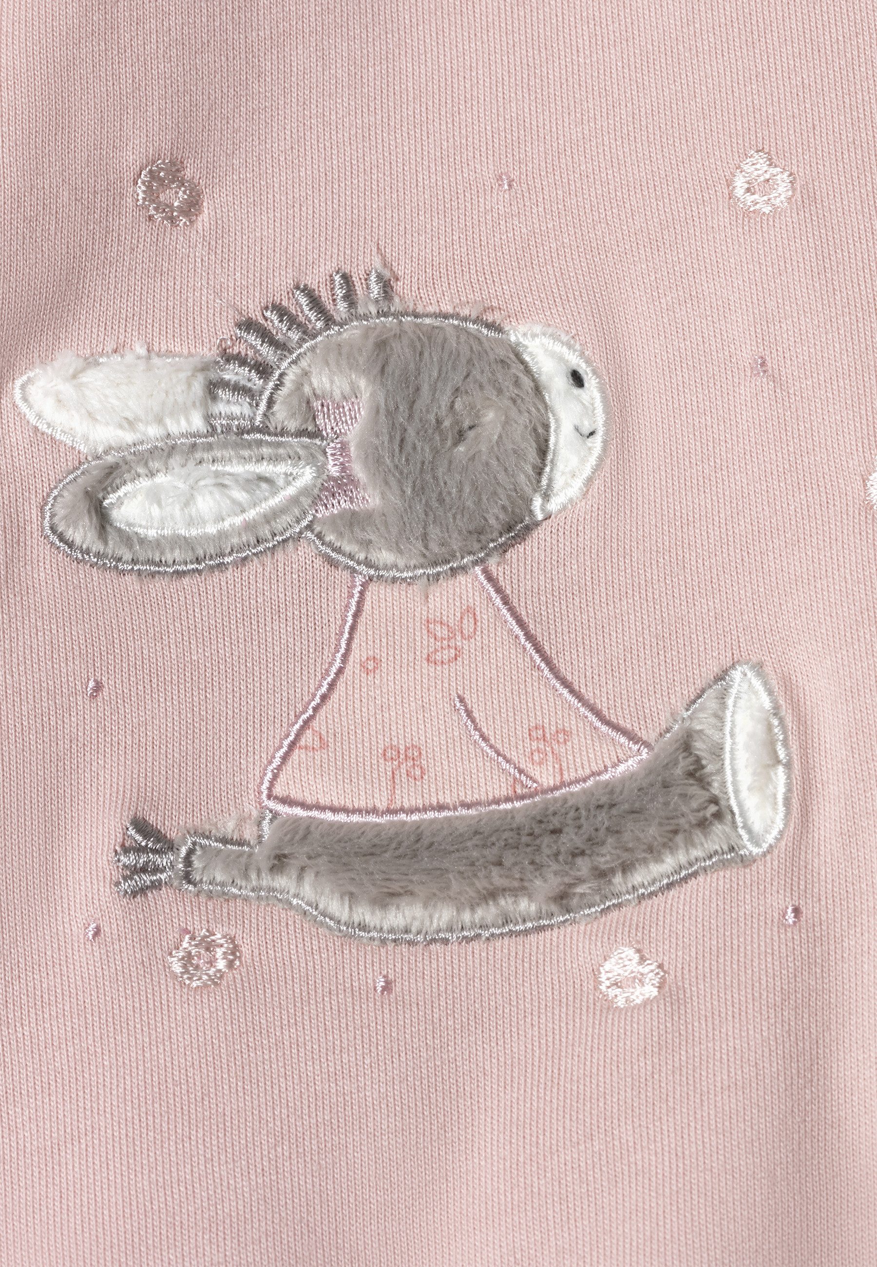 Sterntaler® Schlafsack Emmi Girl mit Beinen 68/74 (1 tlg), Schlafsack mit Beinen und abtrennbaren Ärmeln mit integrierten Stulpen