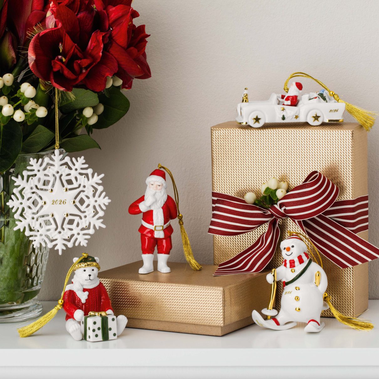 Villeroy & Boch Christbaumschmuck Winter Collage Accessoires Weihnachtsgeschirr, 32,8x10,8x32,5 cm – Bild 3 von 5