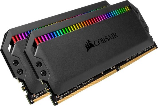 Corsair »DOMINATOR RGB 32 GB (2 x 16 GB) DDR4 DRAM 3.200 MHz C16« PC-Arbeitsspeicher