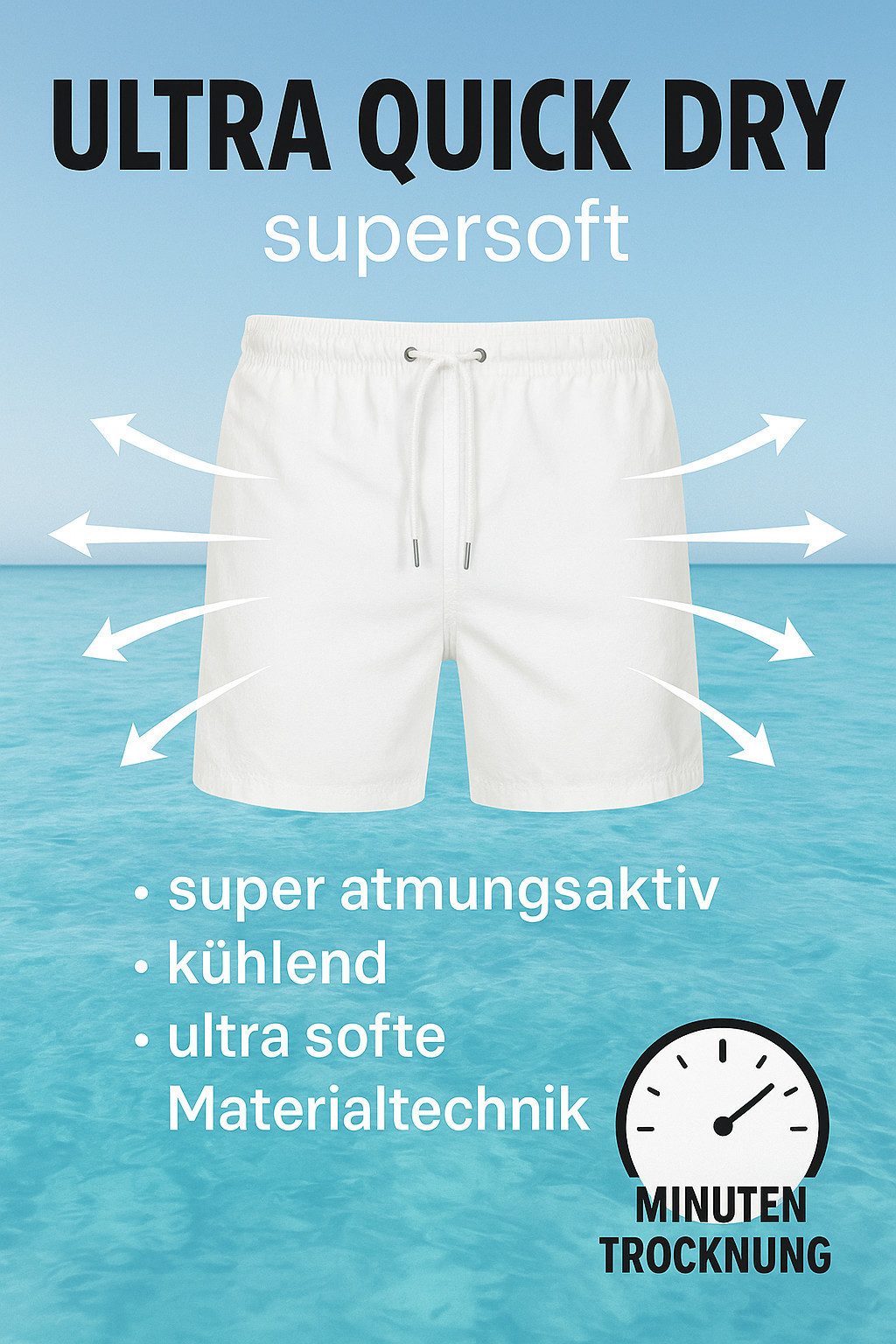RedBridge Badeshorts Extrem schnelltrocknend – Atmungsaktiv, günstig online kaufen
