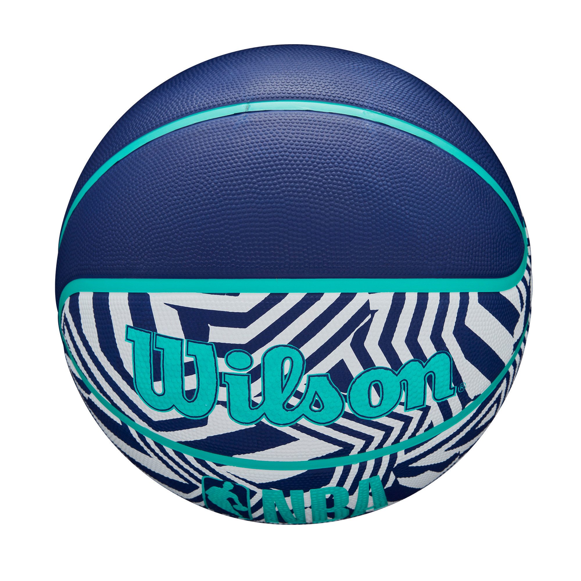 Wilson Basketball NBA DRV PLUS DAZZLE CAMO MINT, für Erwachsene, aus Gummi, mit griffiger Oberfläche – Bild 5 von 5