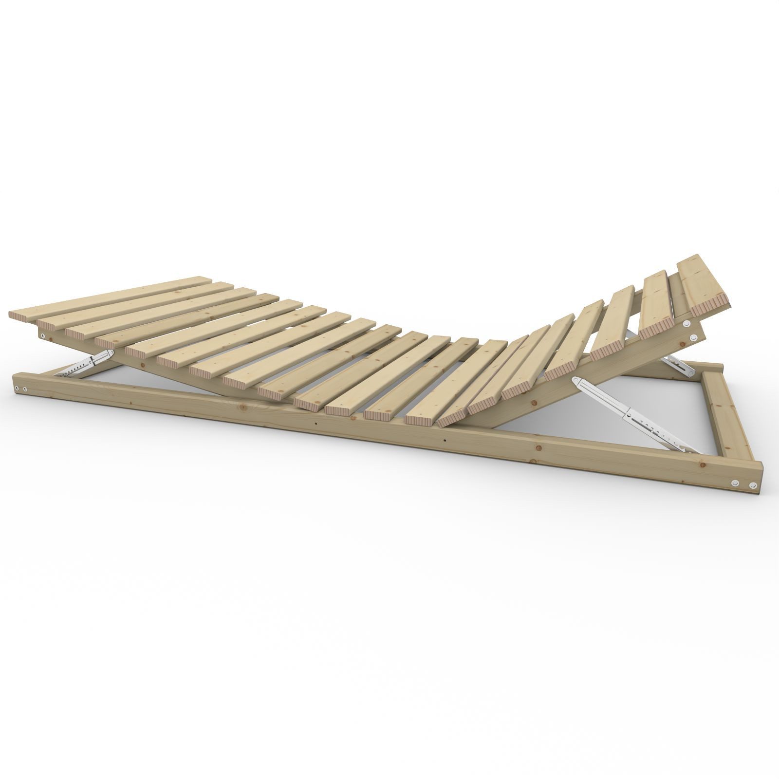Lattenrost Ergonomischer Holzrahmen Kopf und Fußteil verstellbar ''Ergo-Eva'' 70, TUGA-Holztech – Bild 4 von 5
