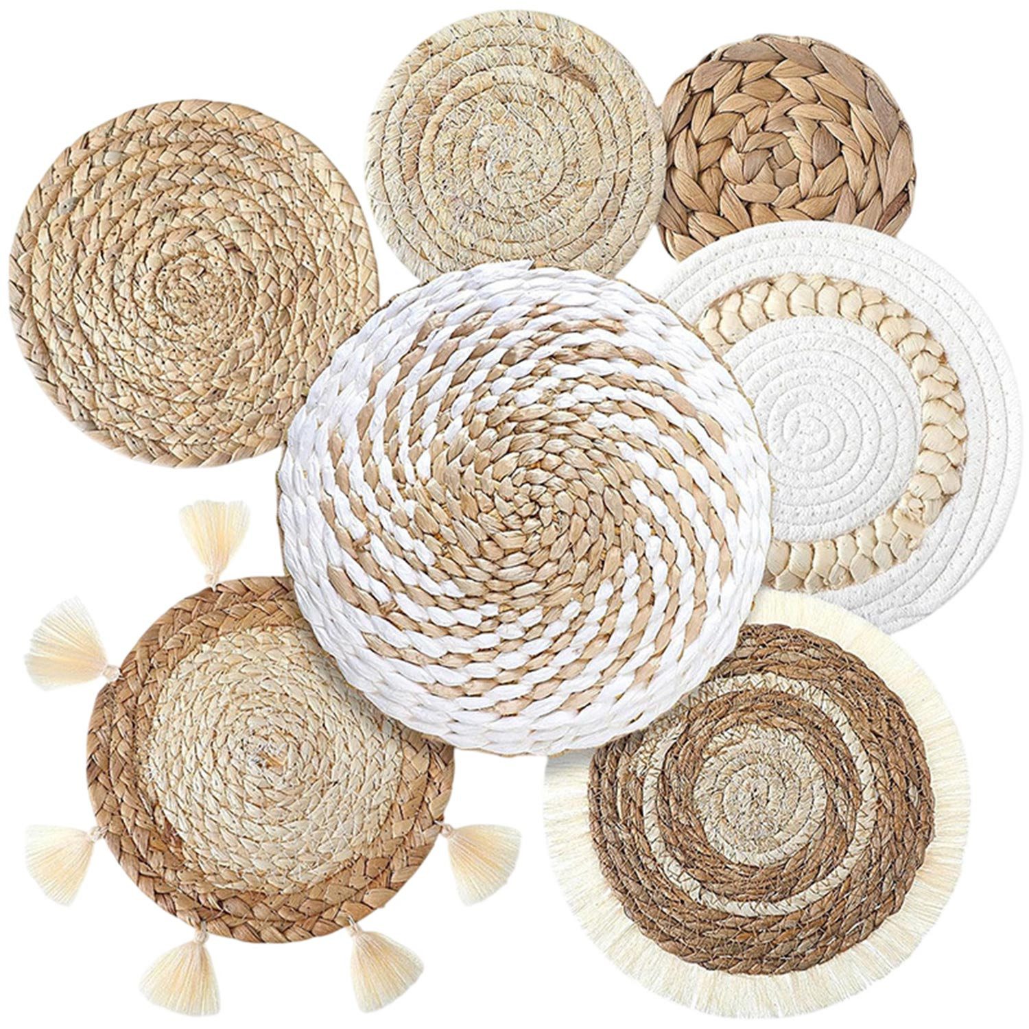 Refttenw Wanddekoobjekt Wandkorb Set 7 Stück günstig online kaufen