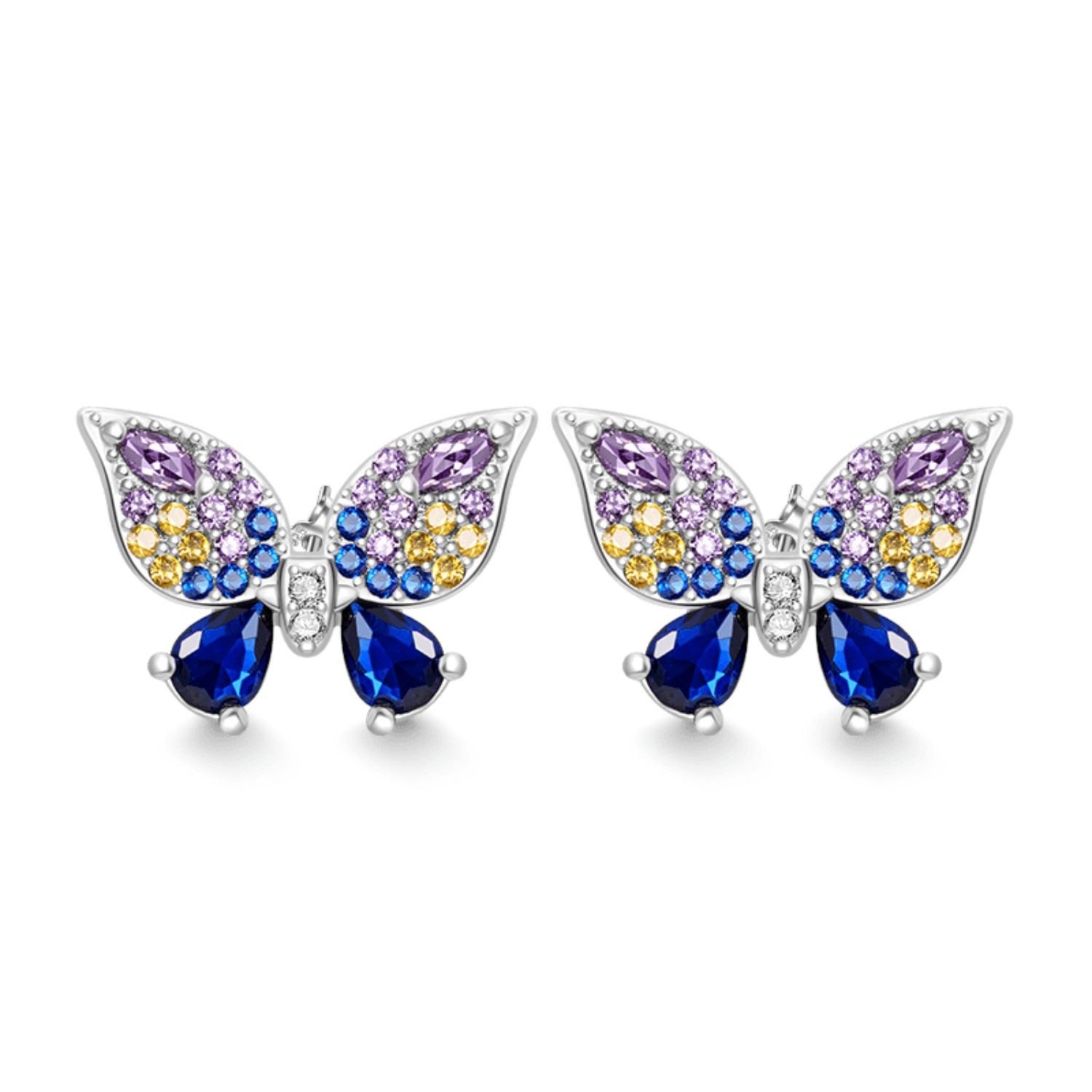 Gnoce Ohrring-Set Gnoce Ohrstecker Schmetterling HOE482