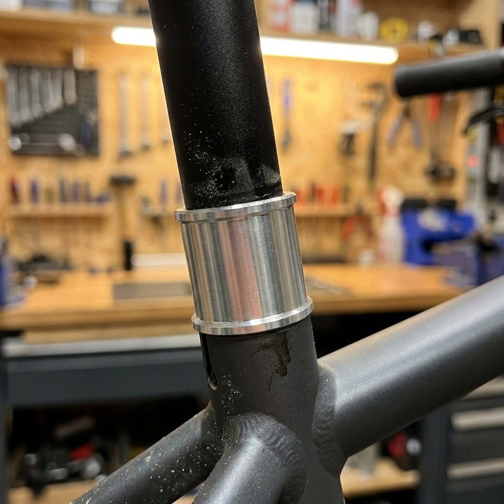 Sattelstütze Ergotec Kalibrierbuchse für Sattelstütze Ø 27,2mm Rohr Ø 28,8mm 80mm