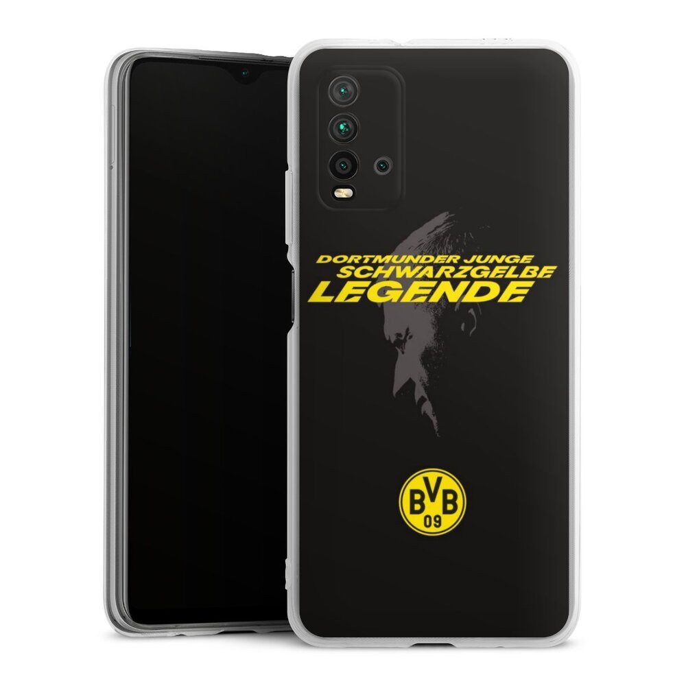 DeinDesign Handyhülle Marco Reus Borussia Dortmund BVB Danke Marco Schwarzgelbe Legende, Xiaomi Redmi 9T Silikon Hülle Bumper Case Handy Schutzhülle