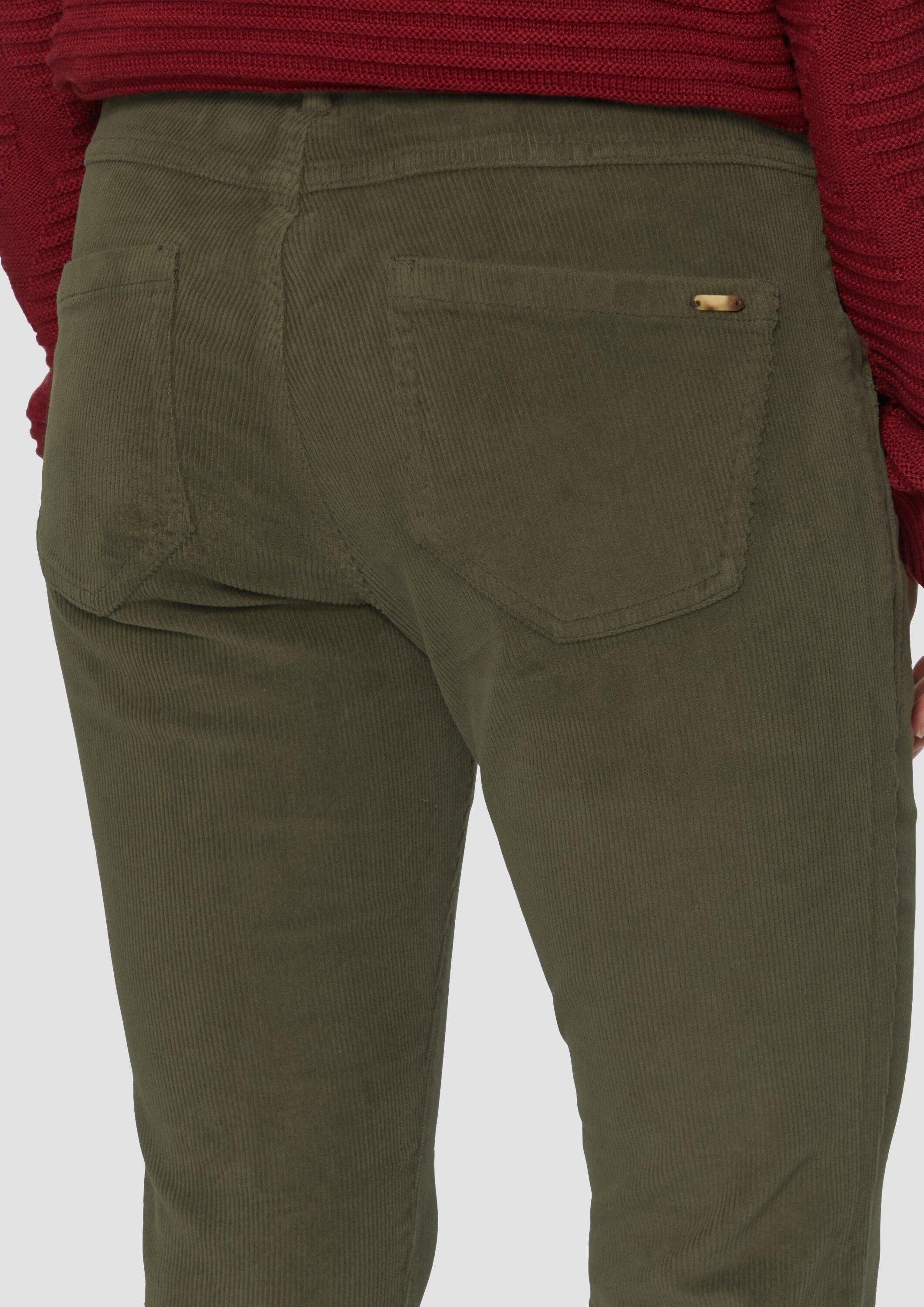 s.Oliver Chinos Hose BETSY Schmal geschnittene Cordhose – Bild 4 von 5