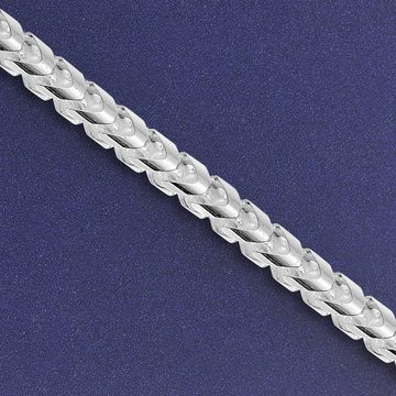 trendor Gliederarmband 925 Silber Fuchsschwanzkette Breite 5,1 mm