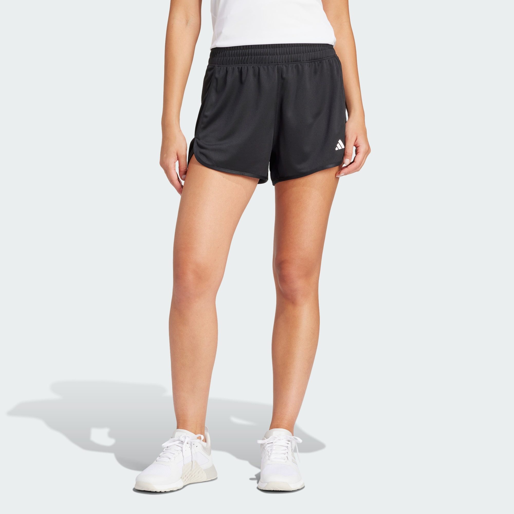 adidas Performance Shorts PACER ESSENTIALS KNIT HIGH-RISE SHORTS