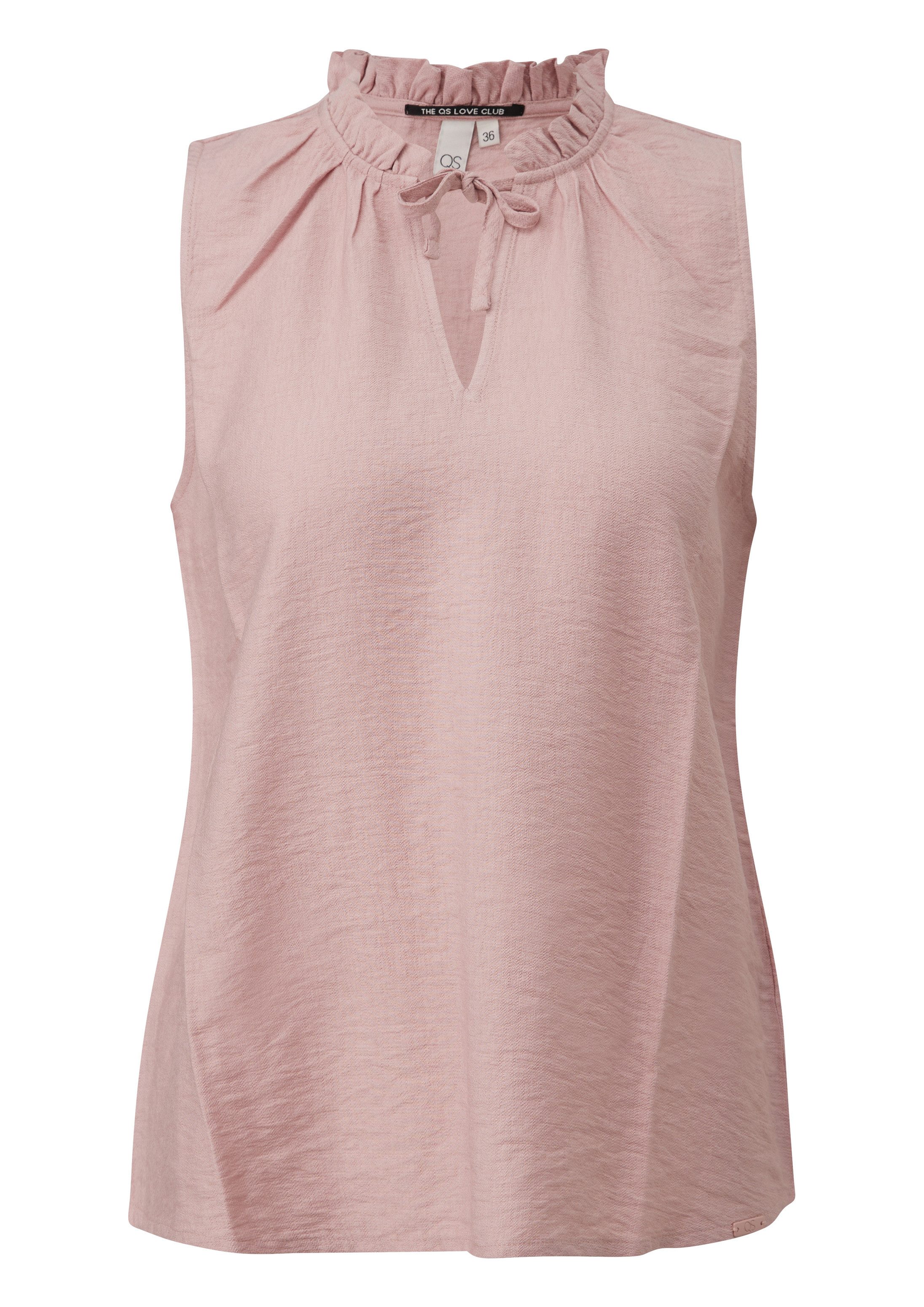 QS Blusentop Bluse Blusentop aus Viskosemix – Bild 2 von 5
